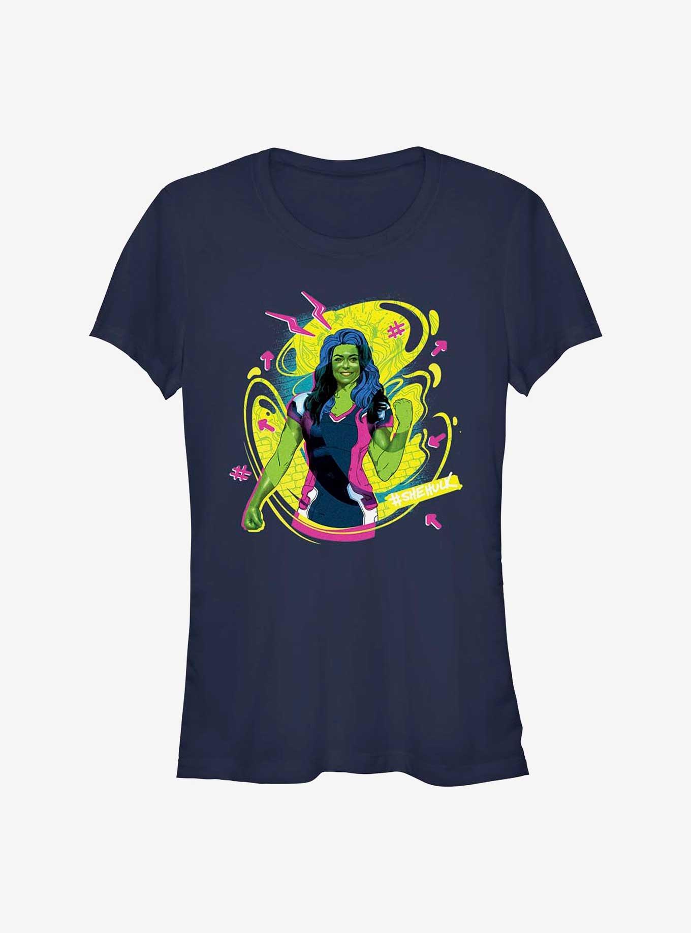 Marvel She-Hulk: Attorney At Law Superhero Girls T-Shirt, NAVY, hi-res