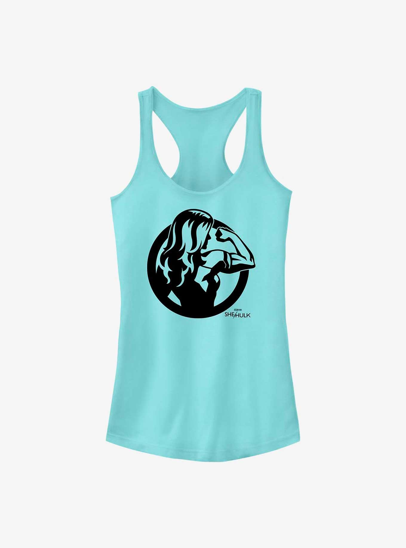 Marvel She-Hulk: Attorney At Law Arm Flex Icon Girls Tank, CANCUN, hi-res