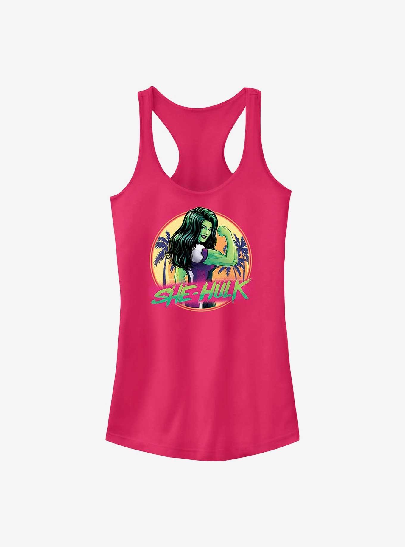 Marvel She-Hulk: Attorney At Law Beach Flex Girls Tank, RASPBERRY, hi-res