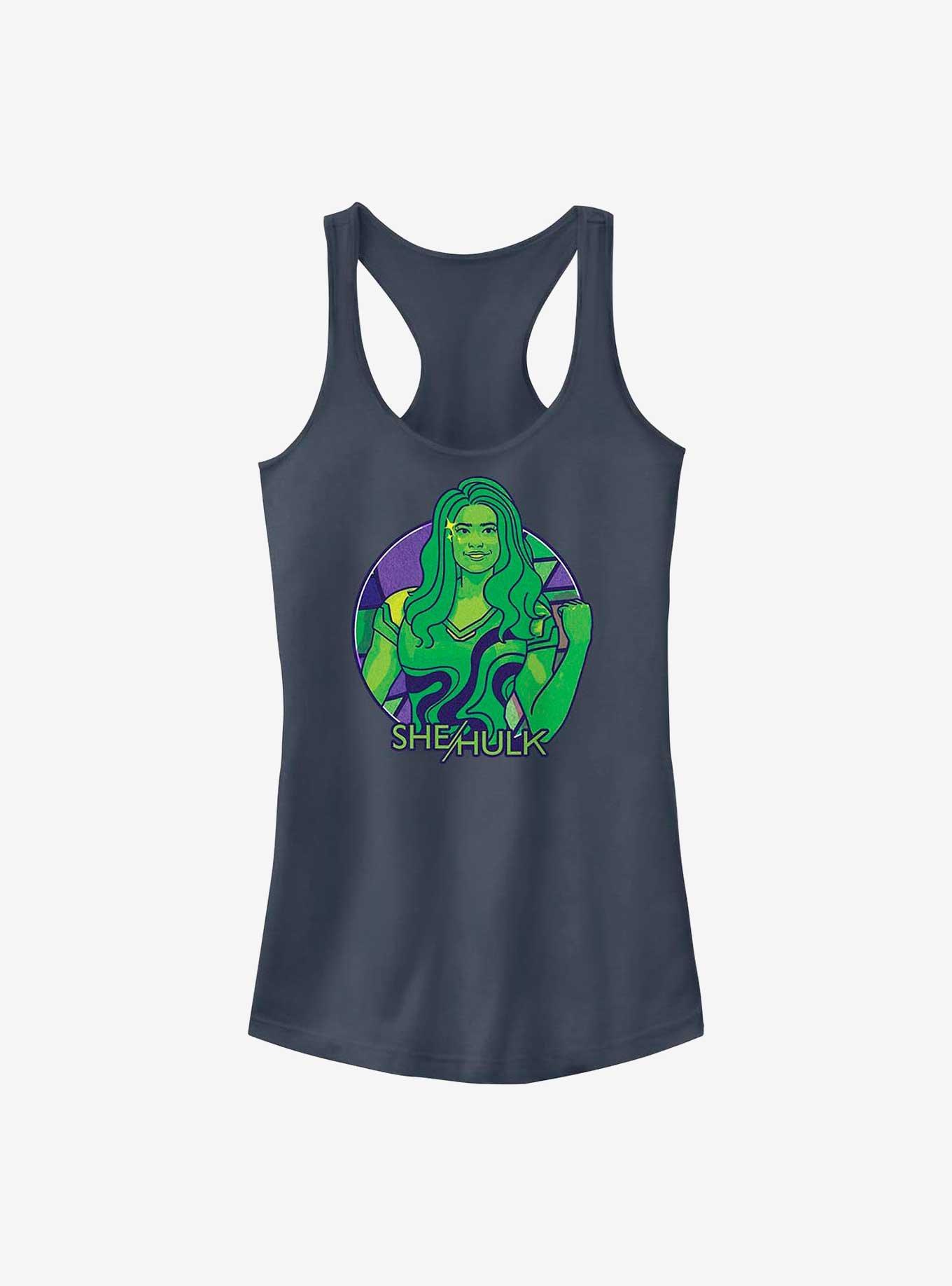 Marvel She-Hulk: Attorney At Law Color Block Girls Tank, INDIGO, hi-res