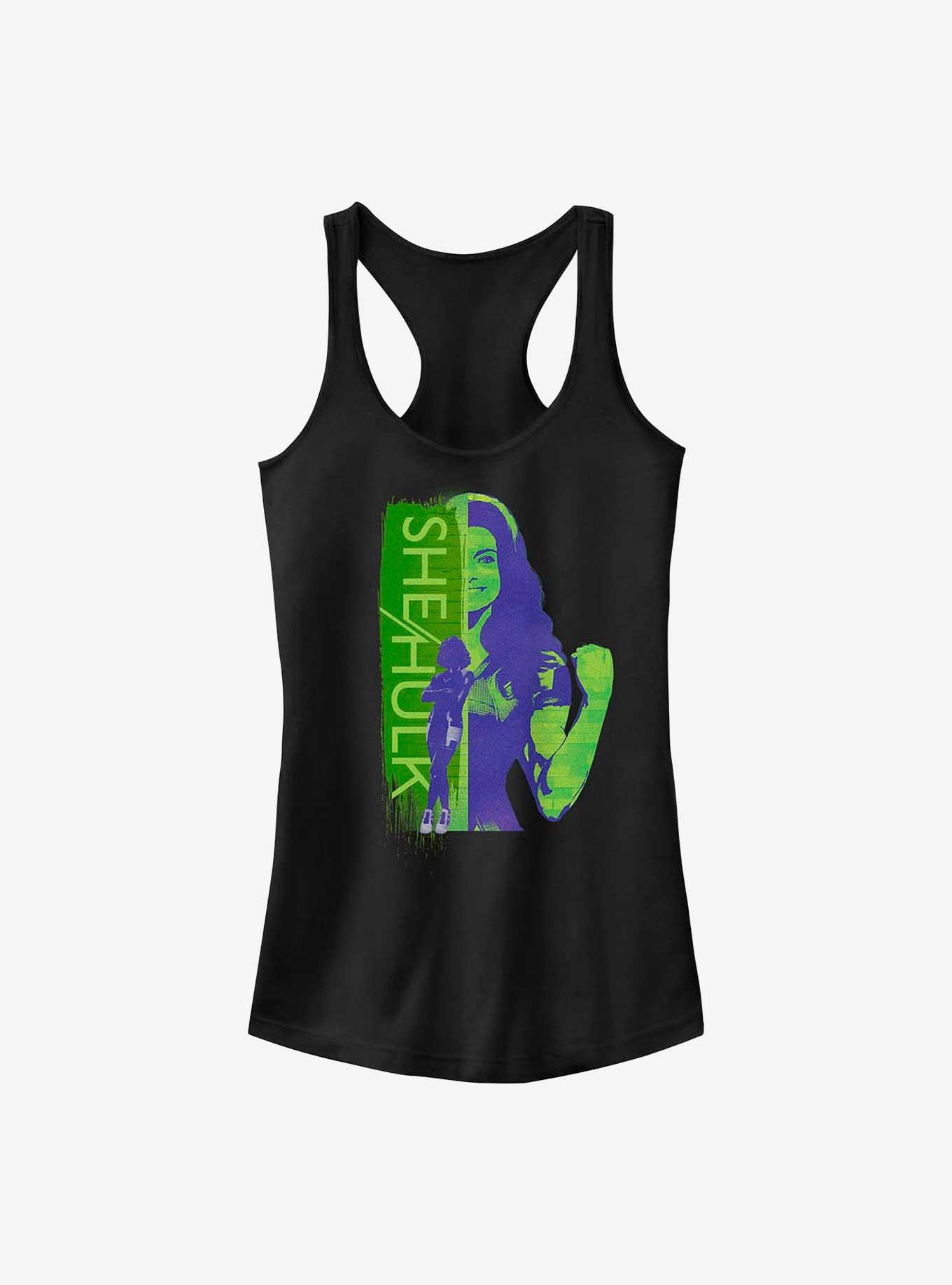 Marvel She-Hulk: Attorney At Law Silhouette Girls Tank, BLACK, hi-res