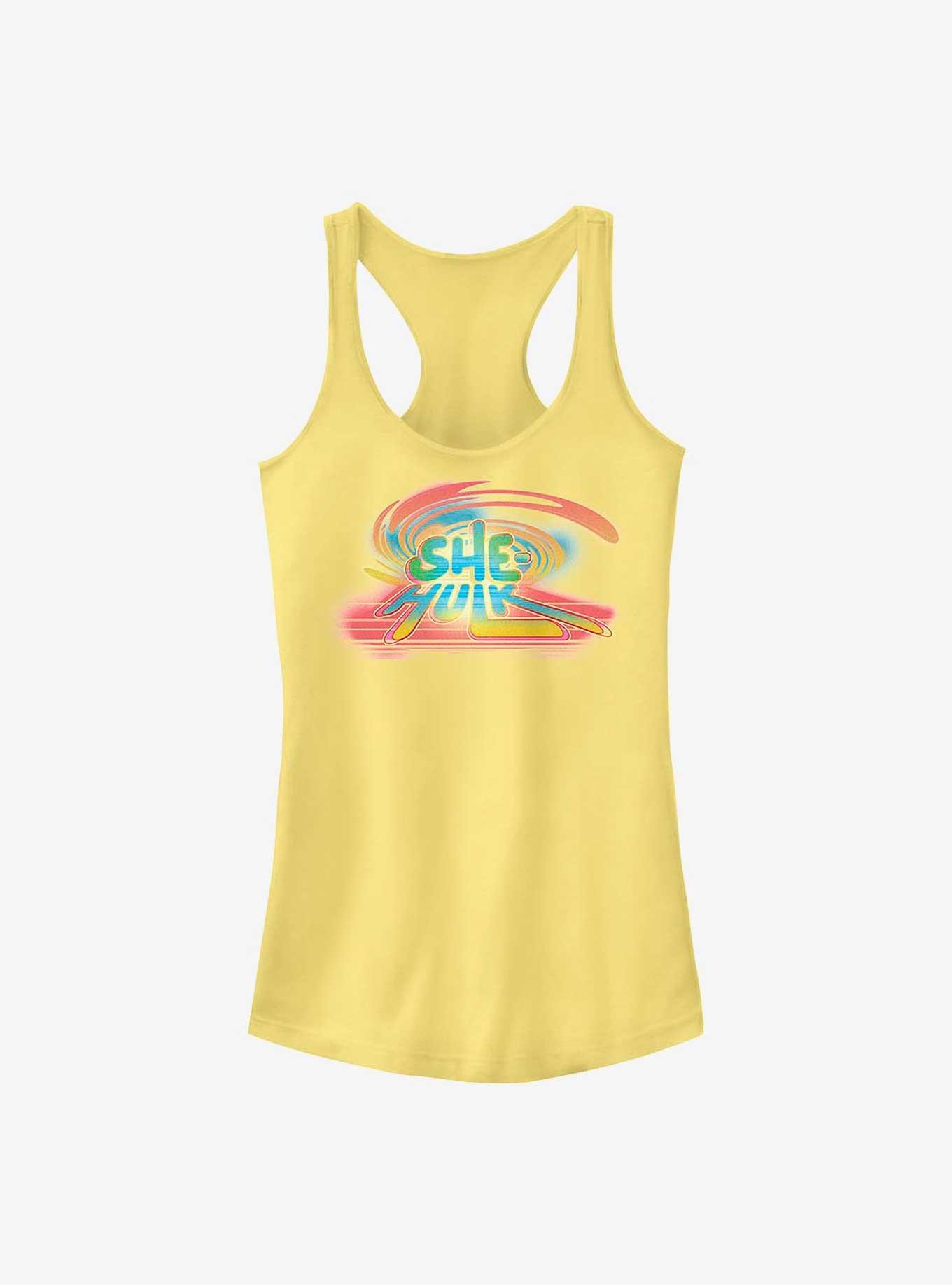 Marvel She-Hulk: Attorney At Law Spray Paint Logo Girls Tank, , hi-res