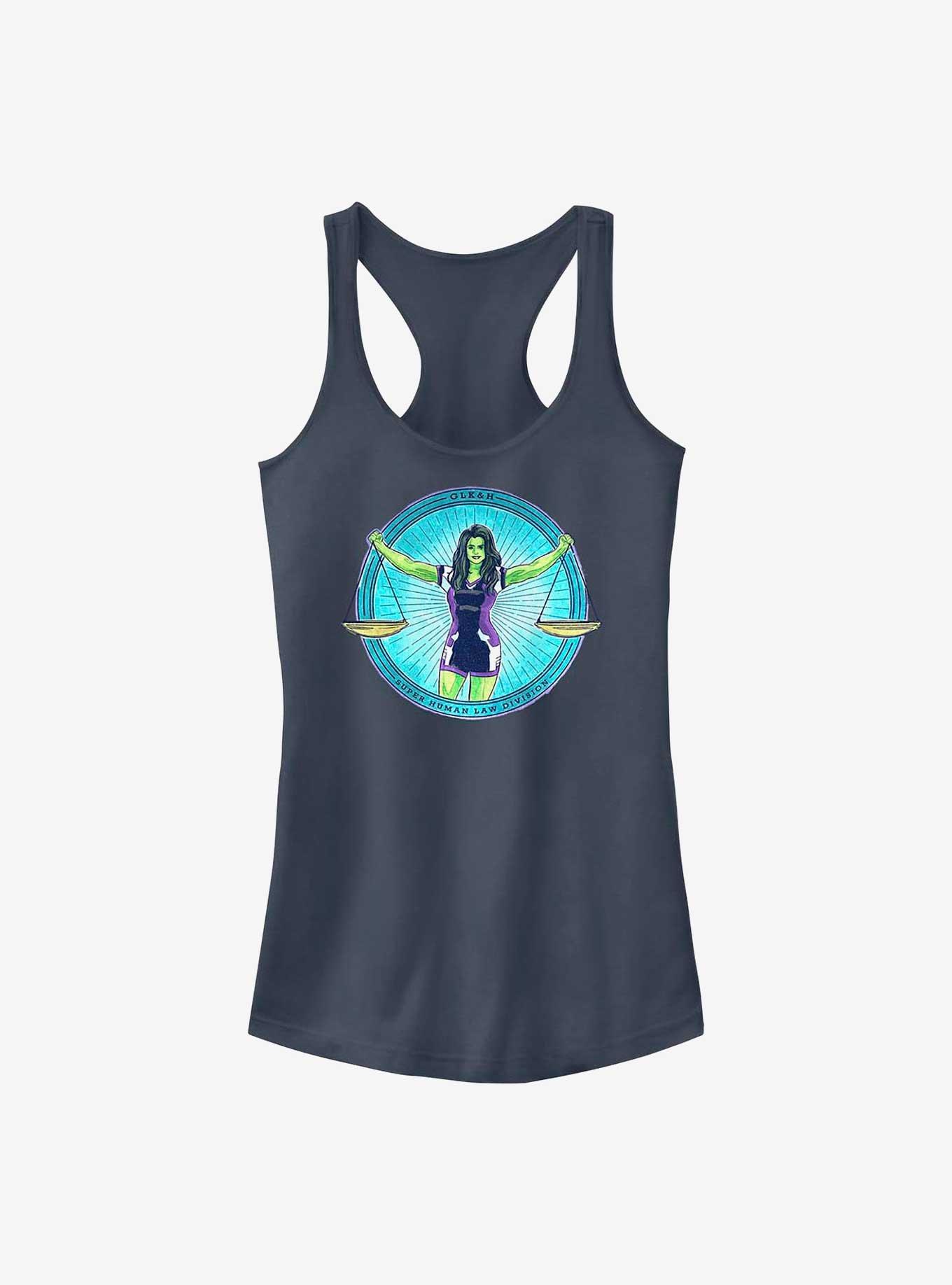 Marvel She-Hulk: Attorney At Law Superhuman Law Division Girls Tank, INDIGO, hi-res