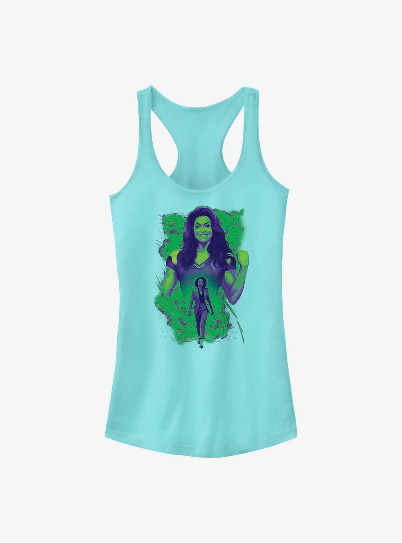 Marvel She-Hulk: Attorney At Law Transformation Girls Tank, CANCUN, hi-res