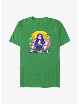 Marvel She-Hulk: Attorney At Law Retro Sunset T-Shirt, , hi-res