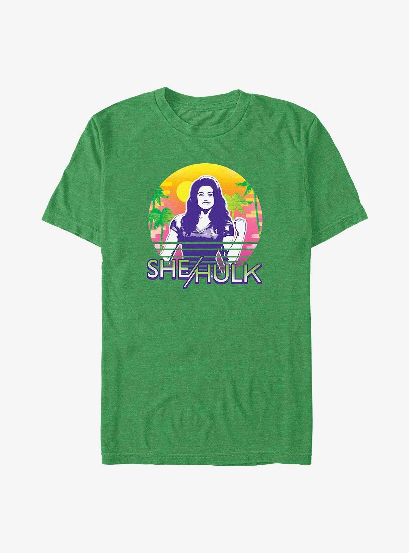 Marvel She-Hulk: Attorney At Law Retro Sunset T-Shirt, KEL HTR, hi-res