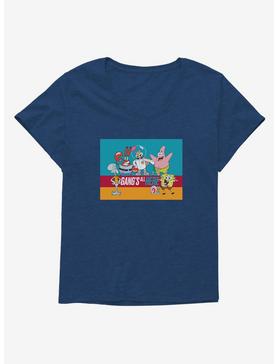 SpongeBob SquarePants Gang's All Here Girls T-Shirt Plus Size, , hi-res