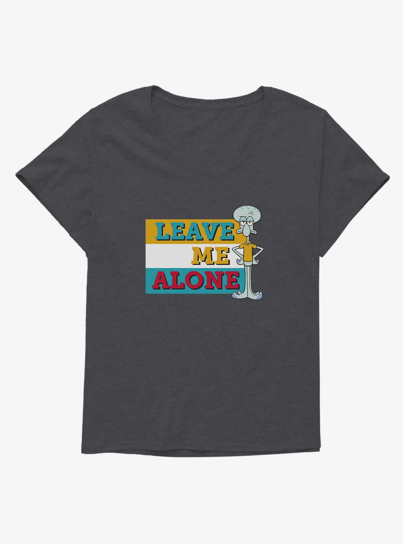 SpongeBob SquarePants Squidward Leave Me Alone Girls T-Shirt Plus Size, , hi-res