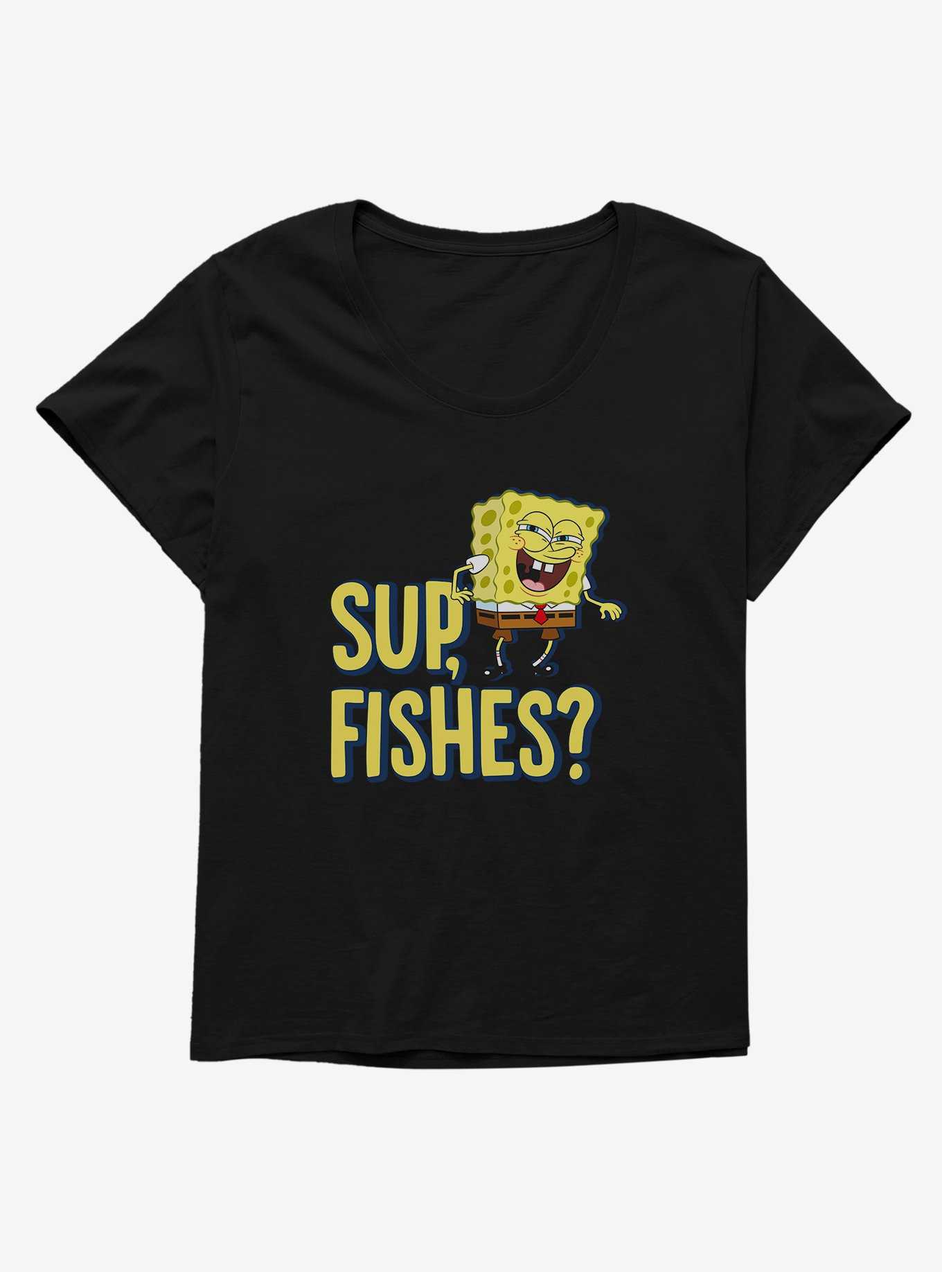 SpongeBob SquarePants Sup Fishes Girls T-Shirt Plus Size, , hi-res