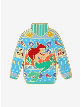 Disney The Little Mermaid Ariel Ugly Sweater Enamel Pin - BoxLunch Exclusive, , hi-res