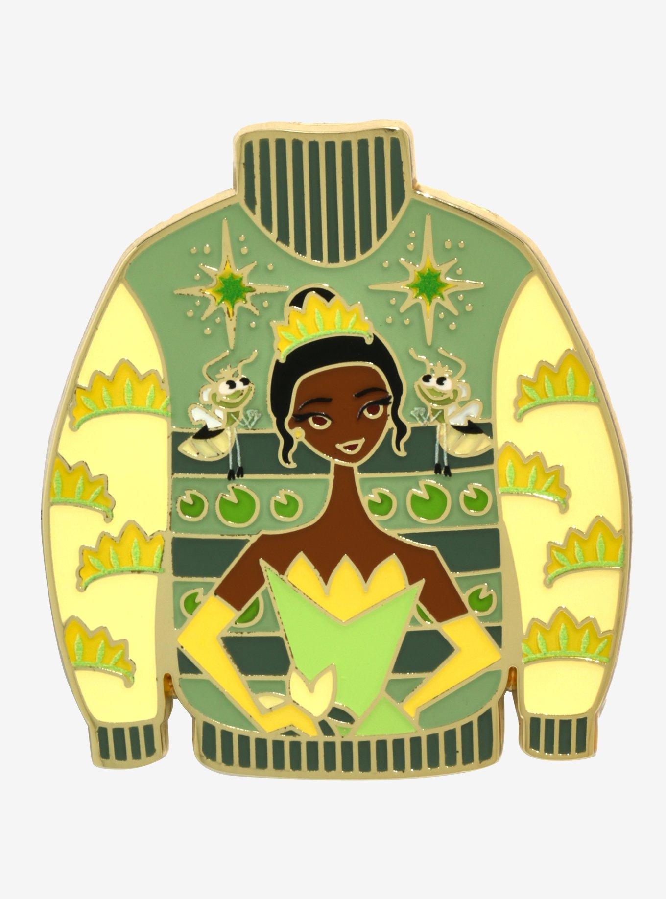 Disney The Princess and the Frog Ugly Sweater Enamel Pin - BoxLunch Exclusive, , hi-res