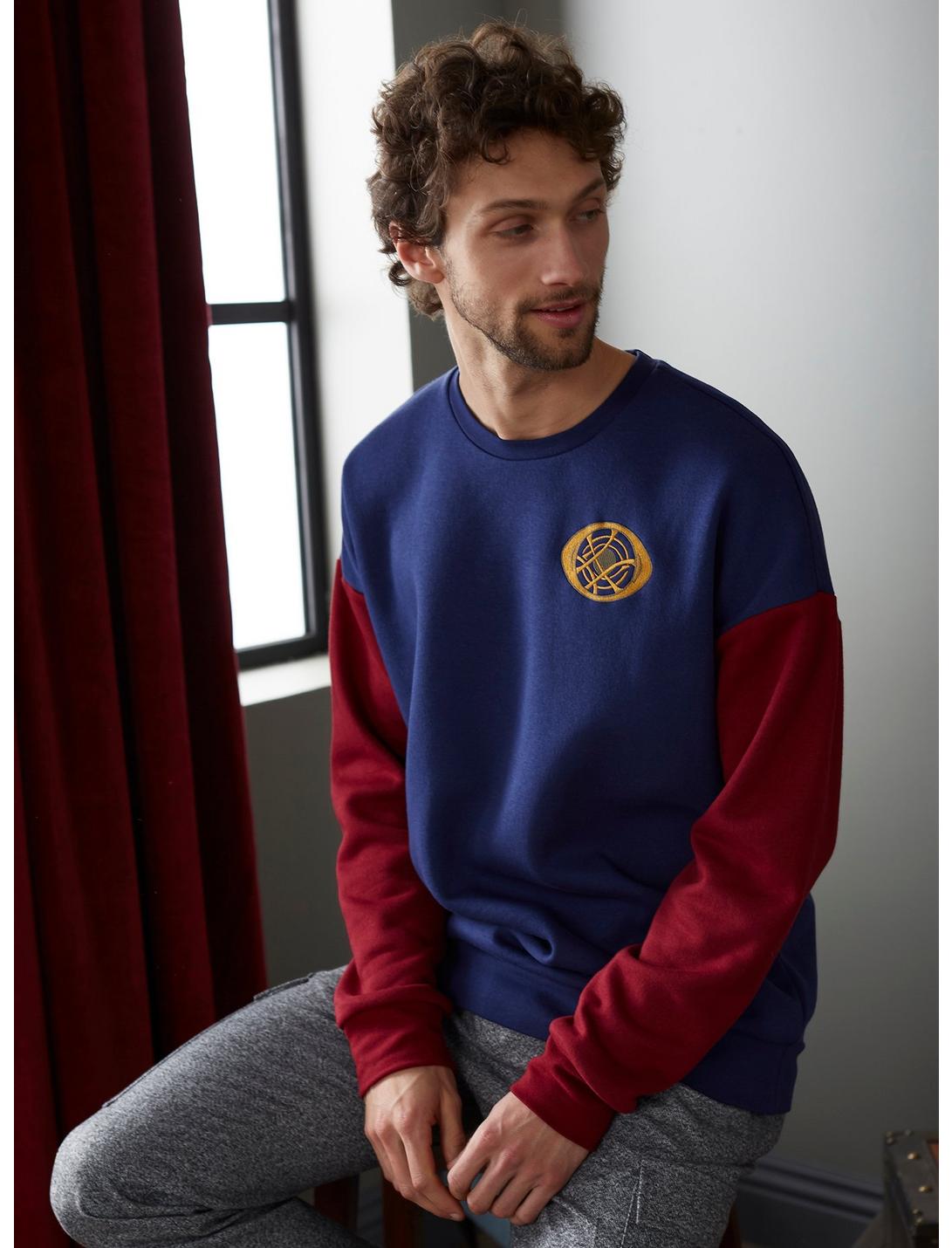 Our Universe Marvel Doctor Strange In The Multiverse Of Madness Color-Block Sweatshirt, BLUE  RED, hi-res