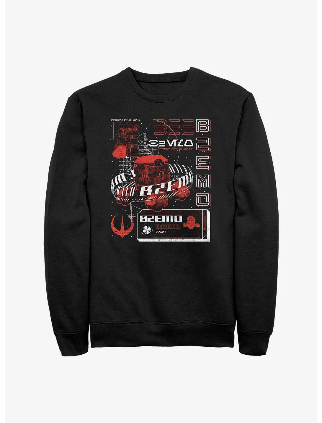 Star Wars Andor B2EMO Infographic Sweatshirt, BLACK, hi-res