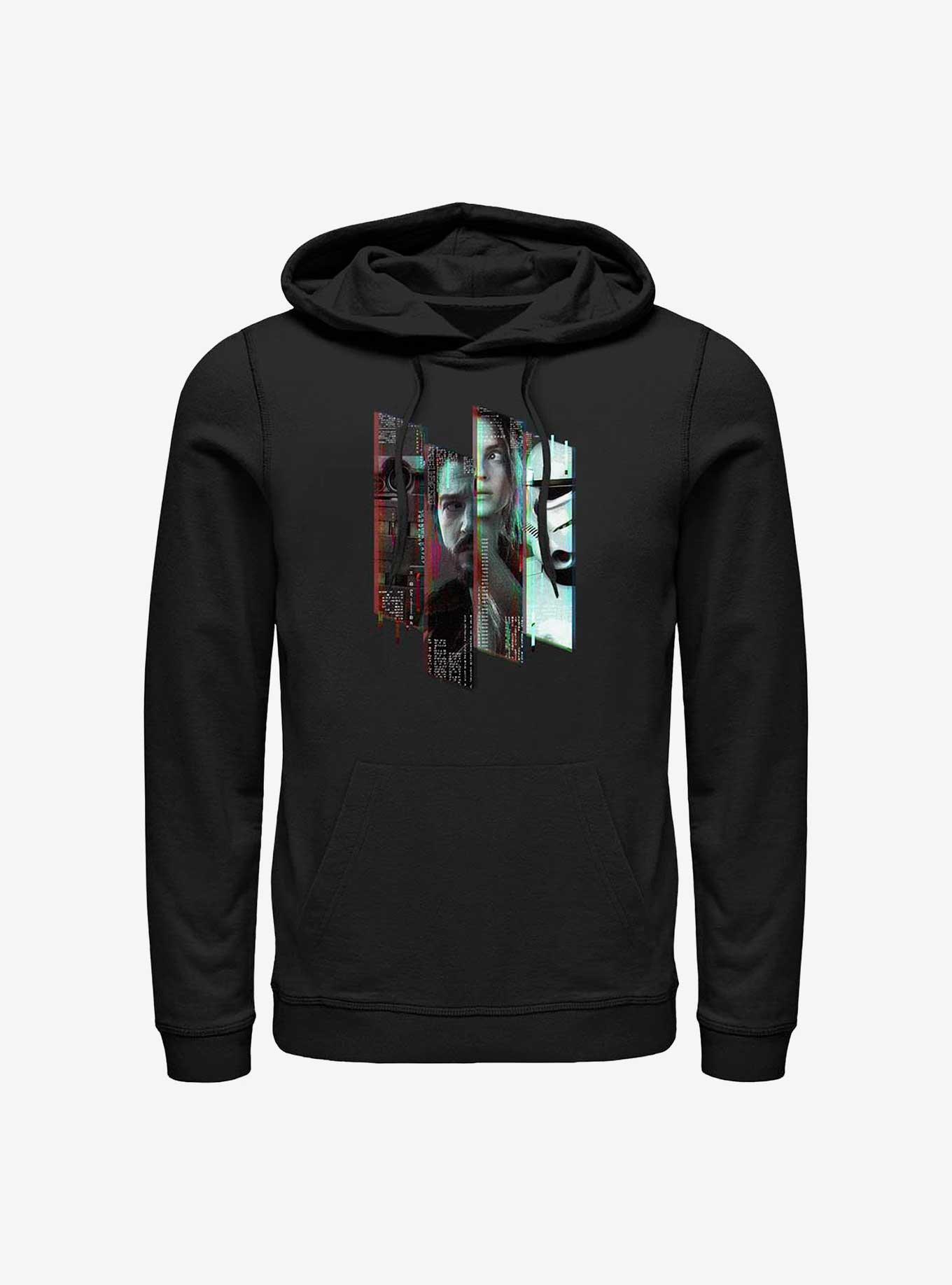 Star Wars Andor Group Glitch Hoodie, BLACK, hi-res