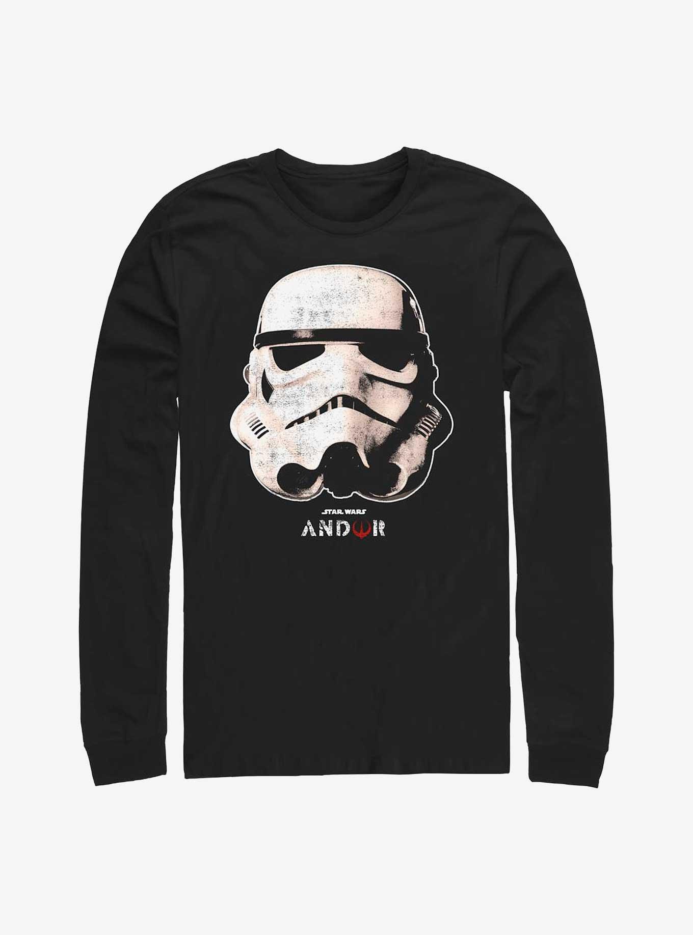 Star Wars Andor Grunge Trooper Long Sleeve T-Shirt, BLACK, hi-res