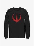Star Wars Andor Icon Logo Long Sleeve T-Shirt, BLACK, hi-res