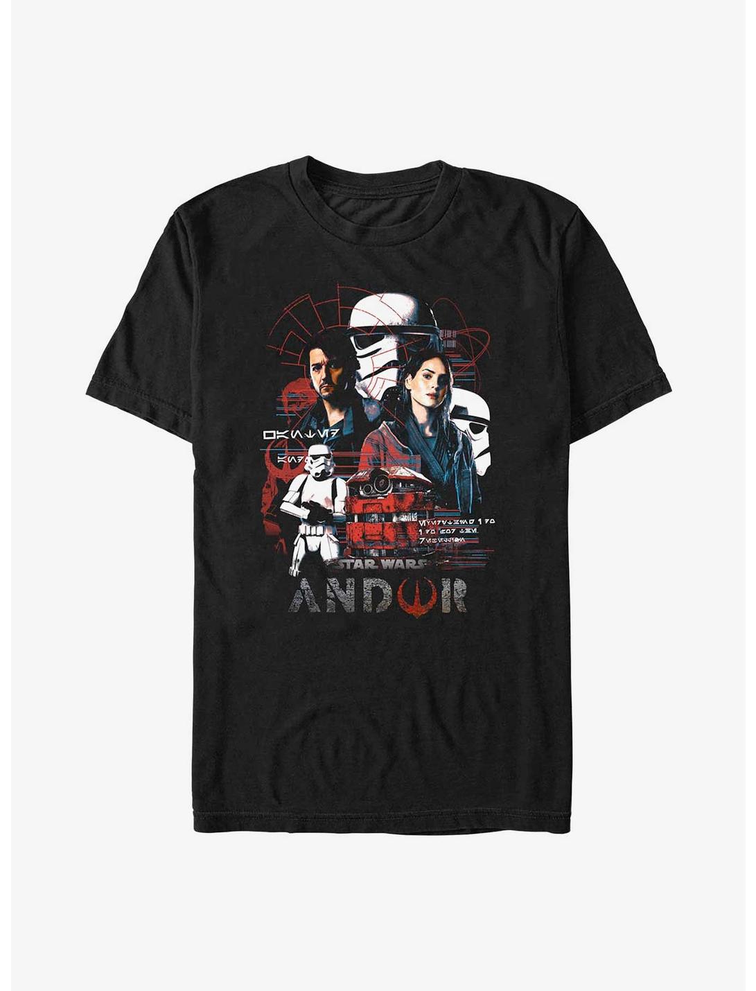 Star Wars Andor Information T-Shirt, BLACK, hi-res
