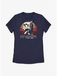 Star Wars Andor Trooper Sunset Womens T-Shirt, NAVY, hi-res