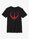 Star Wars Andor Icon Logo Youth T-Shirt, BLACK, hi-res