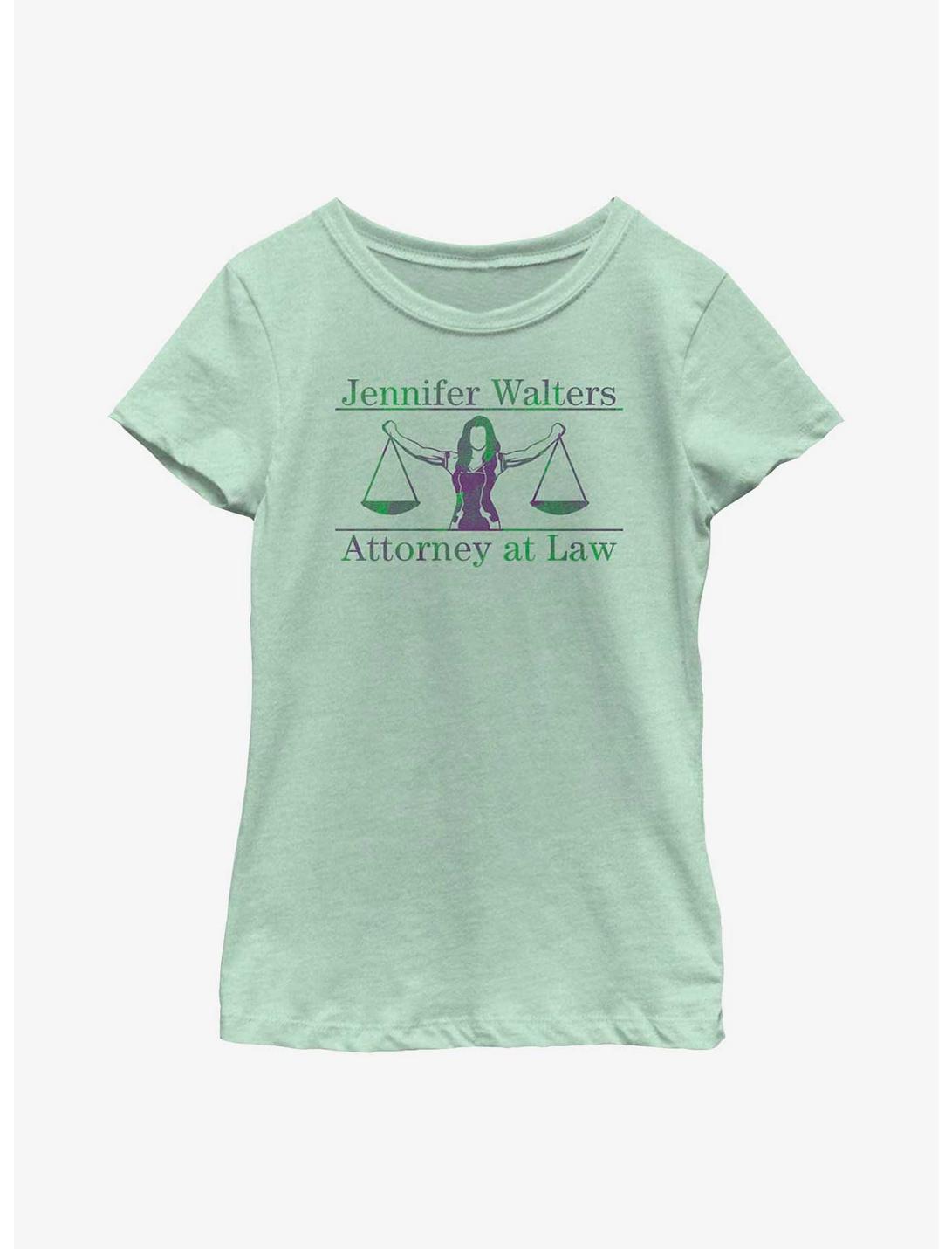 Marvel She-Hulk Attorney At Law Youth Girls T-Shirt, MINT, hi-res