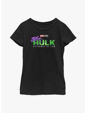 Marvel She-Hulk Attorney At Law Logo Youth Girls T-Shirt, , hi-res