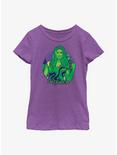 Marvel She-Hulk Color Block Circle Badge Youth Girls T-Shirt, PURPLE BERRY, hi-res
