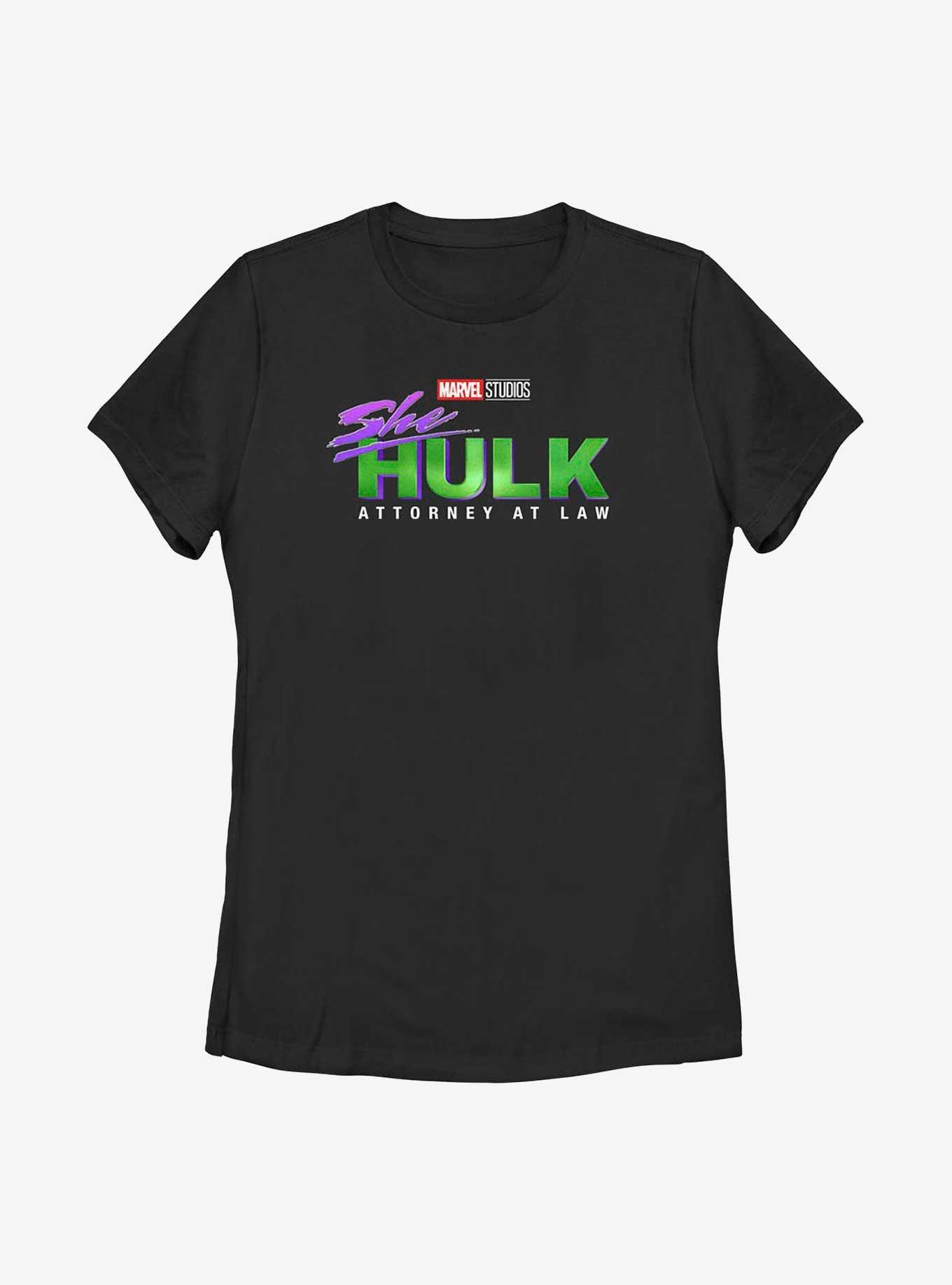 Marvel She-Hulk Attorney At Law Logo Womens T-Shirt, BLACK, hi-res