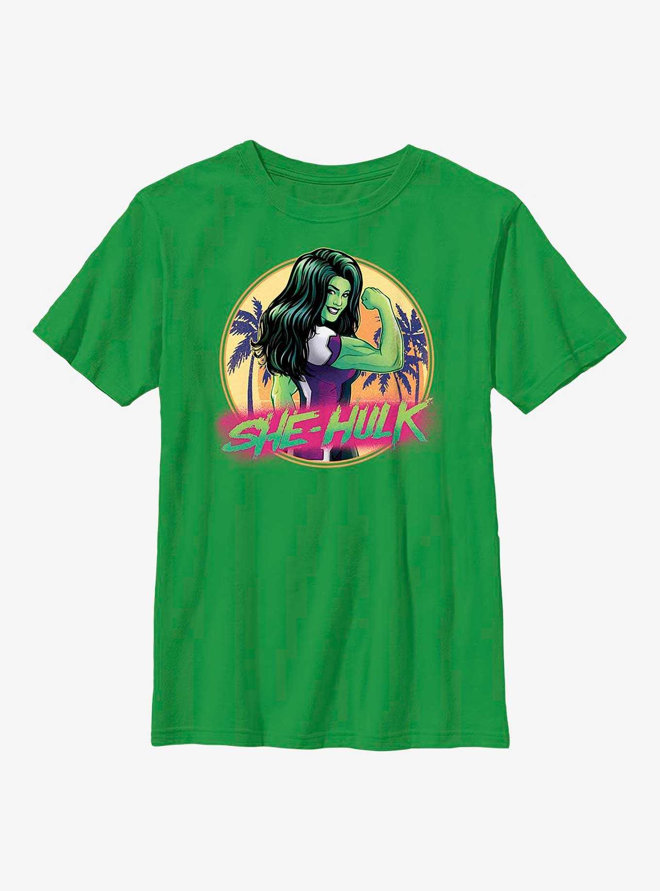 Marvel She-Hulk Beach Badge Youth T-Shirt, , hi-res