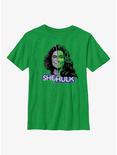Marvel She-Hulk Face Split Youth T-Shirt, KELLY, hi-res