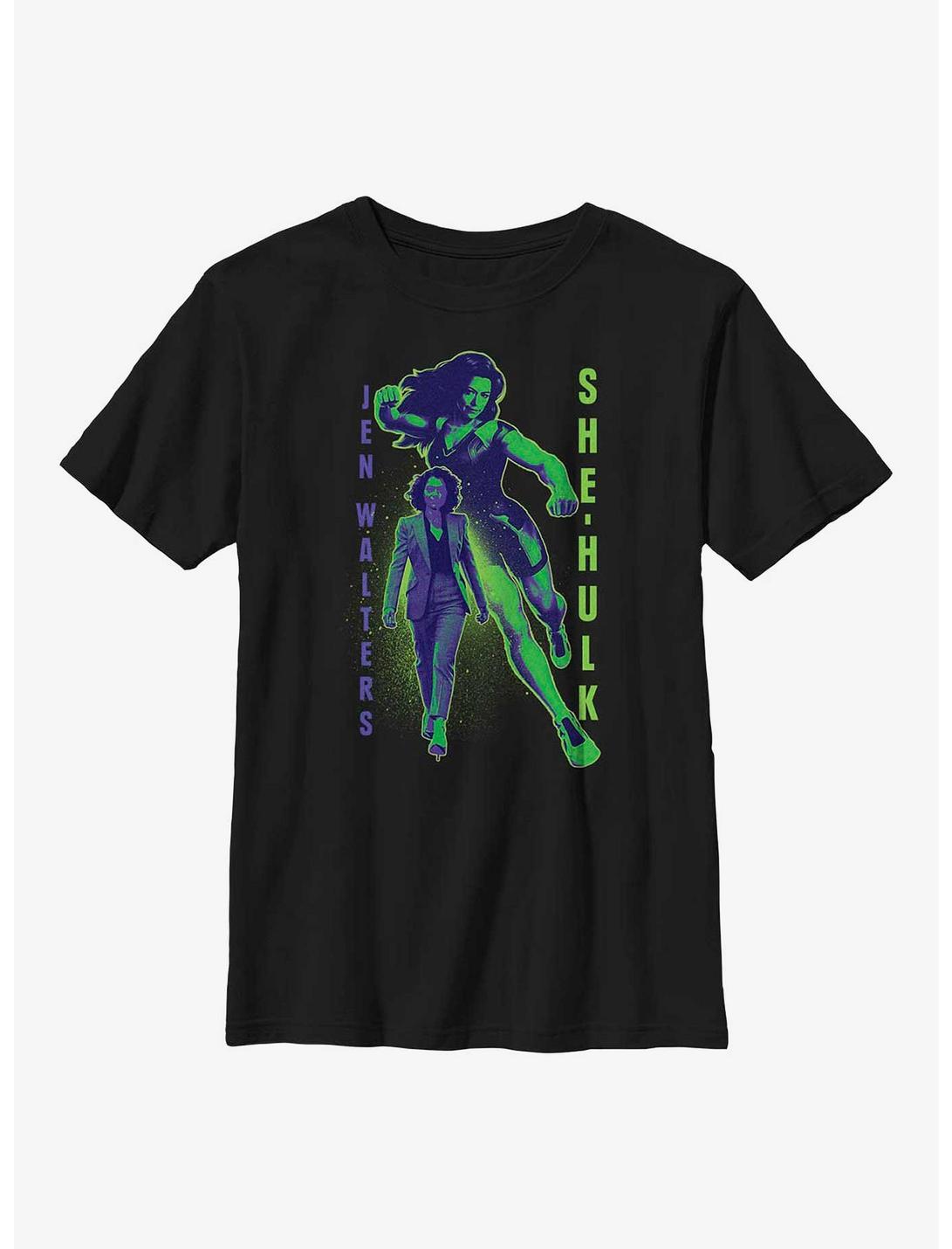 Marvel She-Hulk Walters Gradient  Youth T-Shirt, BLACK, hi-res