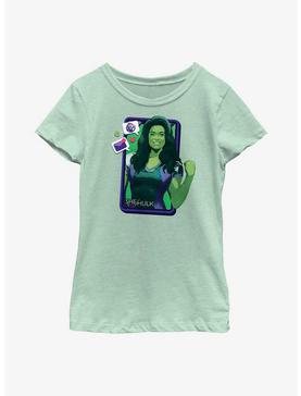 Marvel She-Hulk Phone Screen Youth Girls T-Shirt, , hi-res