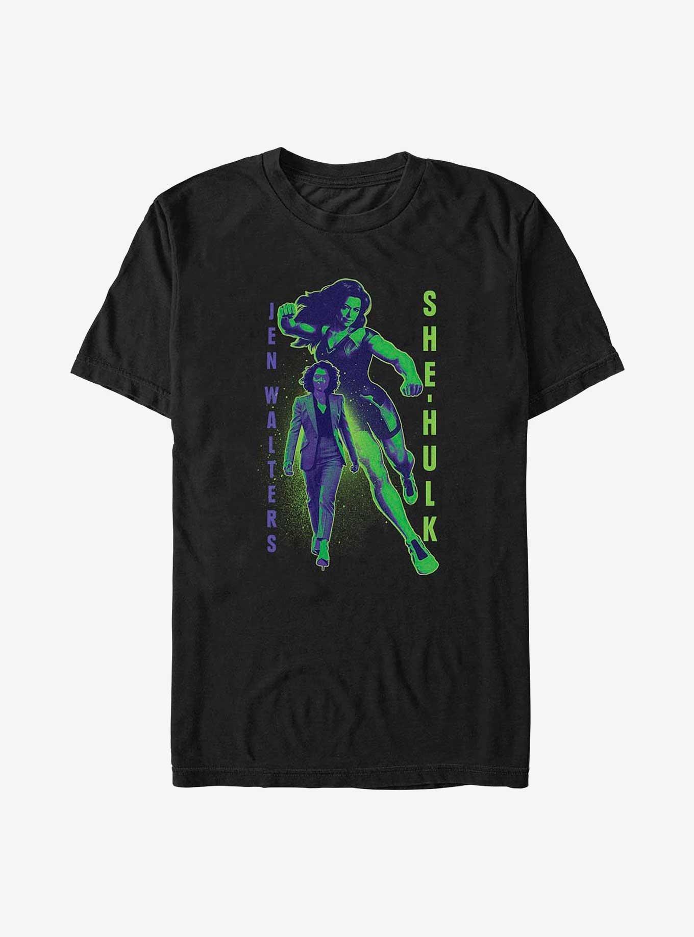 Marvel She-Hulk Walters Gradient  T-Shirt, BLACK, hi-res