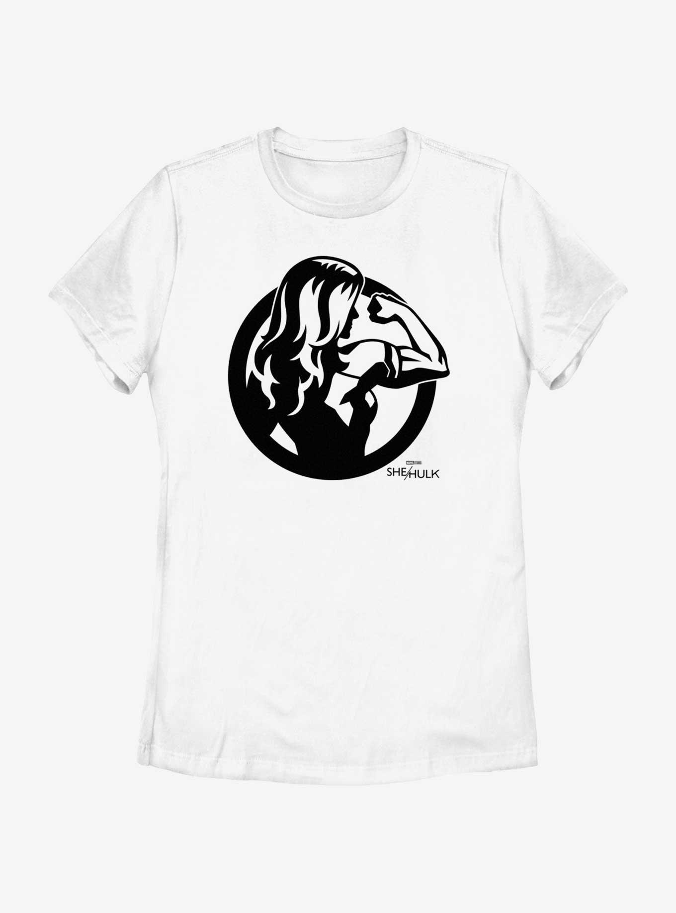 Marvel She-Hulk Arm Flex Icon Womens T-Shirt, WHITE, hi-res