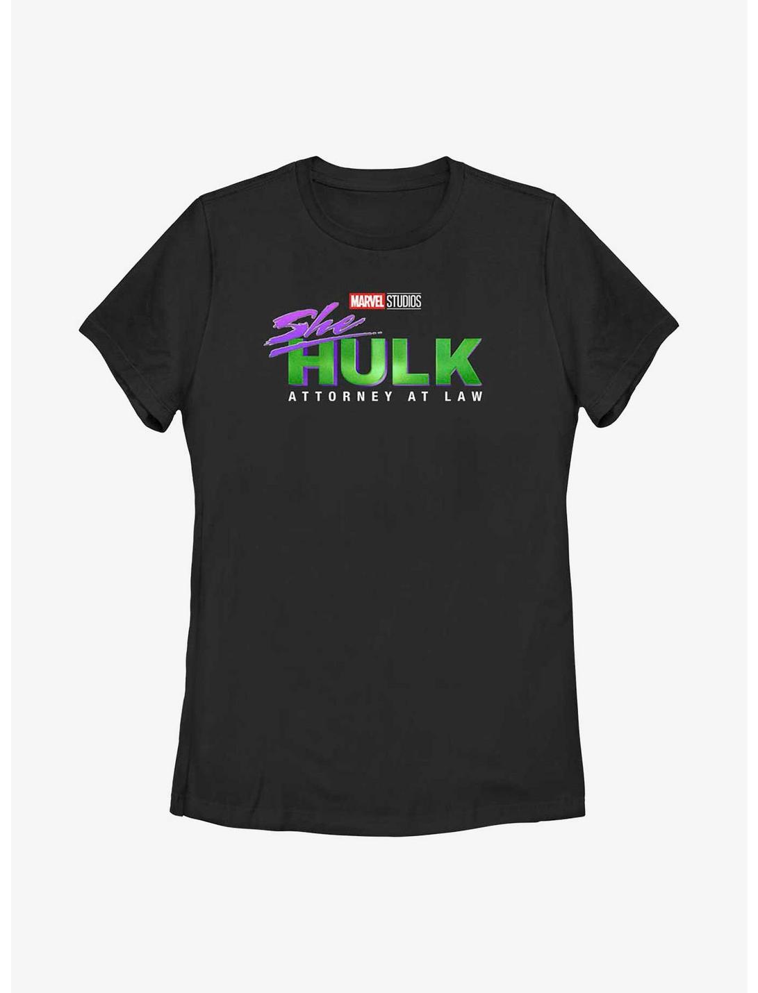 Marvel She-Hulk Attorney At Law Logo Womens T-Shirt, BLACK, hi-res
