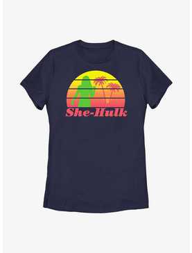Marvel She-Hulk Retro Sunset Womens T-Shirt, , hi-res