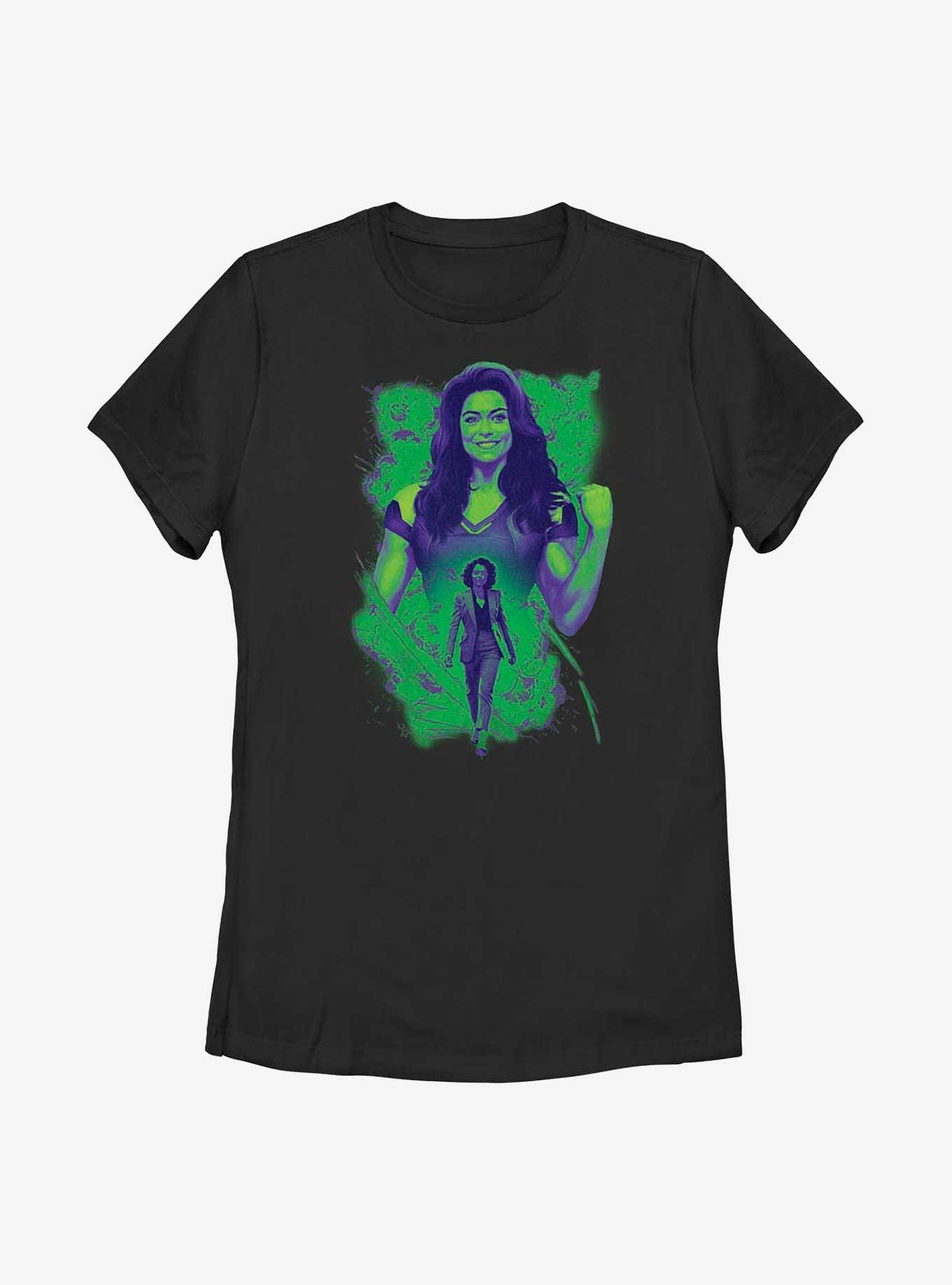 T-Shirt Femme Marvel She-Hulk (Elle-Hulk) Officiellement Licencié - Coton - Taille Petite - Neuf Étiqueté