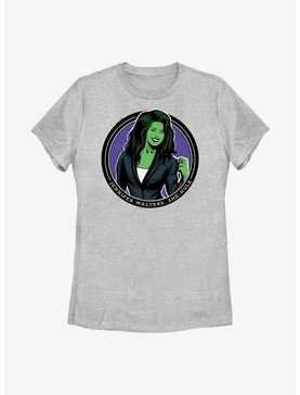 Marvel She-Hulk Jennifer Walters Circle Badge Womens T-Shirt, , hi-res