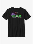 Marvel She-Hulk Attorney At Law Logo Youth T-Shirt, BLACK, hi-res