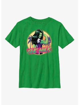 Marvel She-Hulk Beach Badge Youth T-Shirt, , hi-res