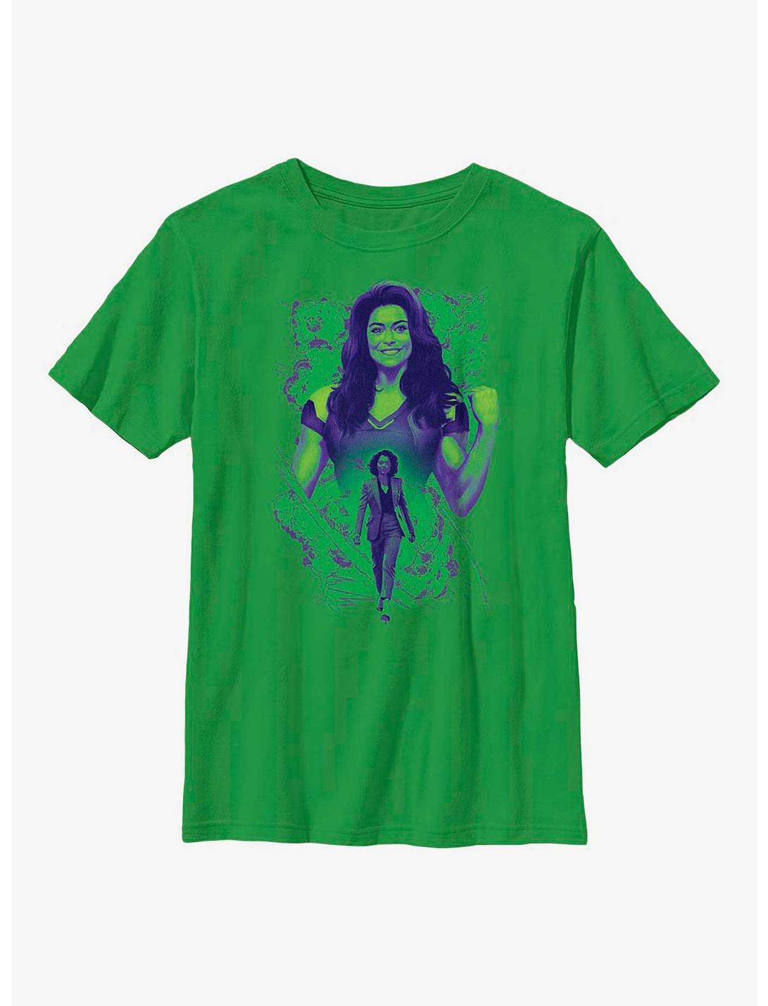 Marvel She-Hulk Transformation Youth T-Shirt, KELLY, hi-res