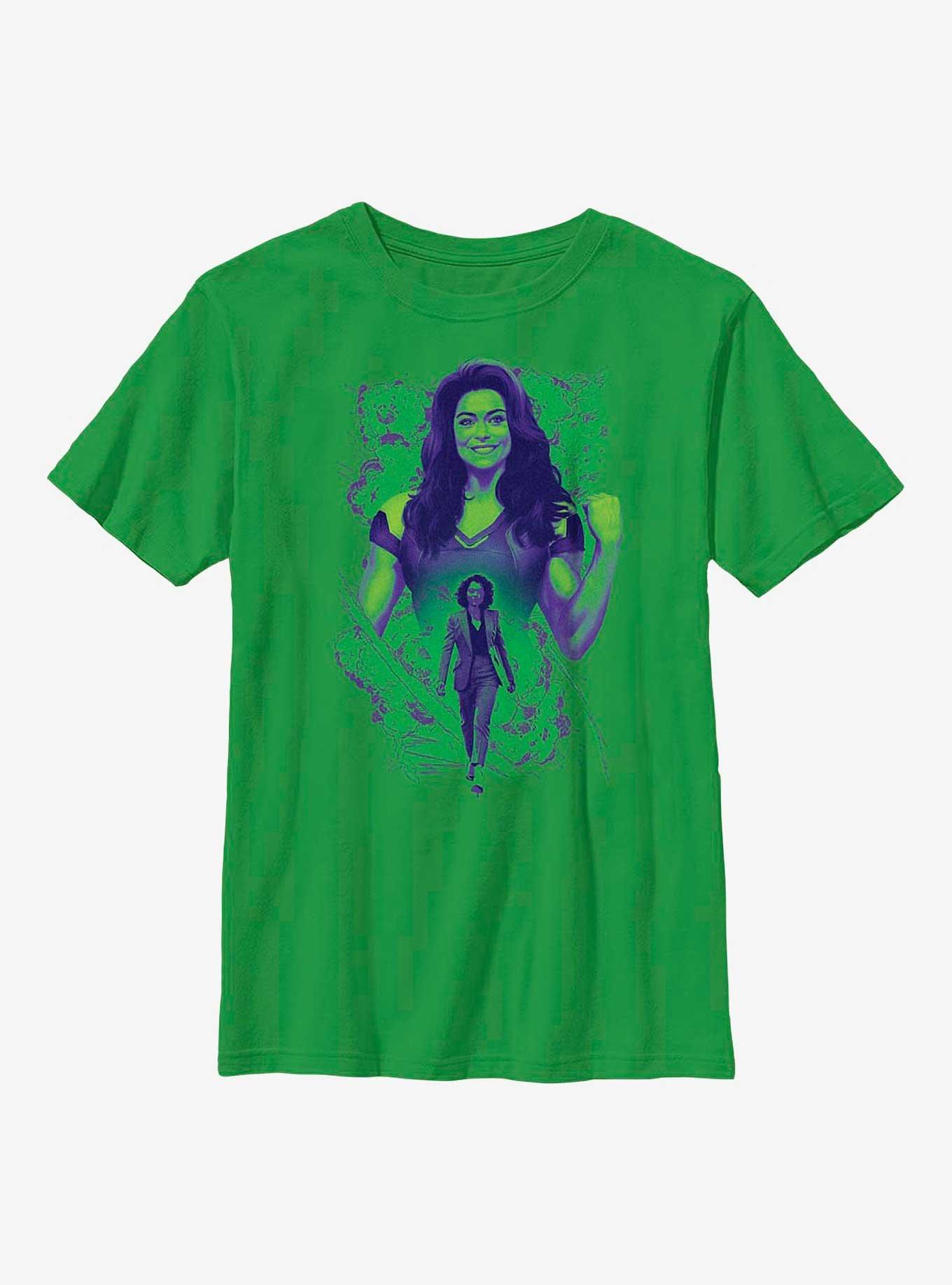 Marvel She-Hulk Transformation Youth T-Shirt, KELLY, hi-res