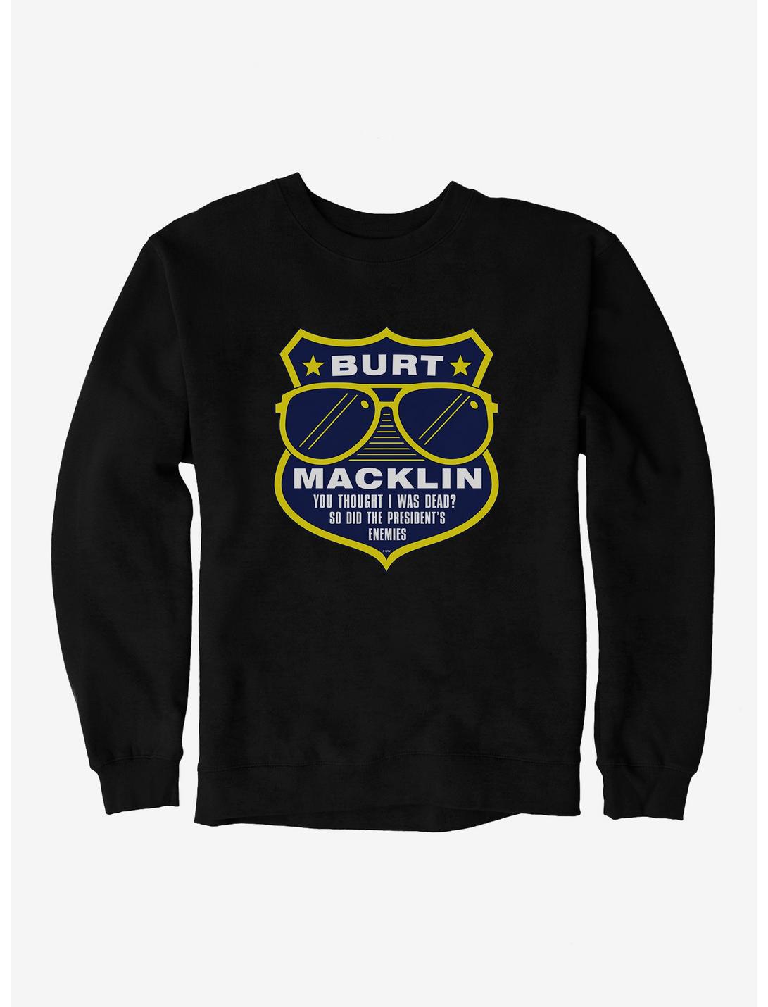 Parks And Recreation Burt Macklin Badge Sweatshirt, , hi-res