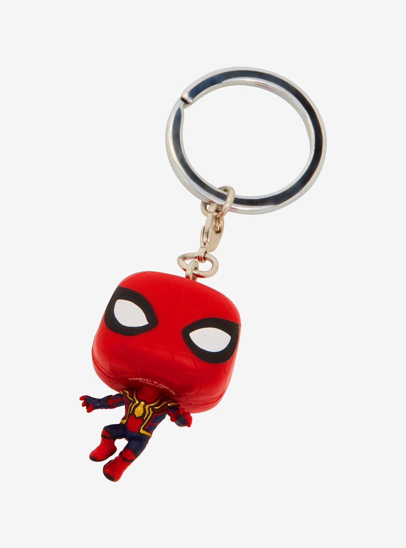 Spiderman Mini Vinyl Marvel Pop Keychain Bag Clip Custom No Way Home  Spiderverse