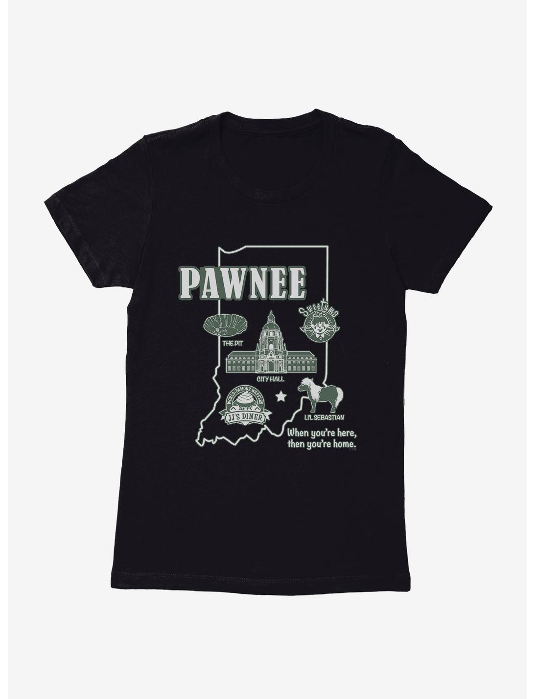 Parks And Recreation Pawnee Map Womens T-Shirt, , hi-res