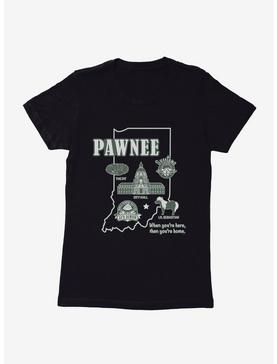 Parks And Recreation Pawnee Map Womens T-Shirt, , hi-res