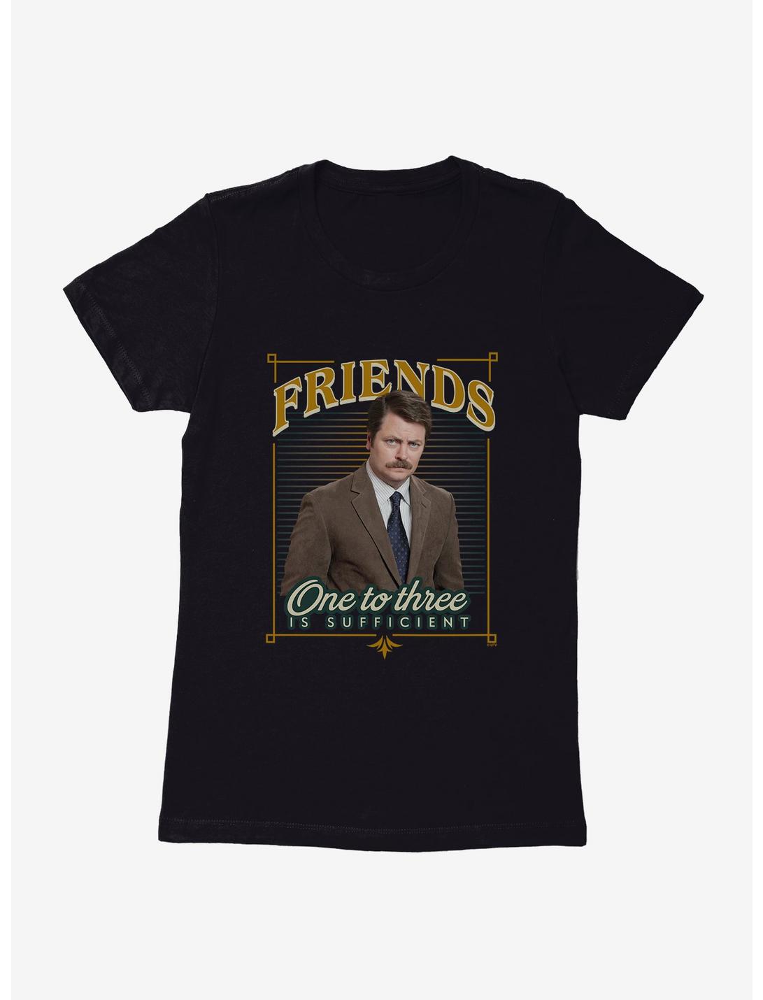 Parks And Recreation Sufficient Friends Womens T-Shirt, , hi-res