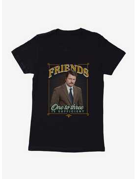 Parks And Recreation Sufficient Friends Womens T-Shirt, , hi-res
