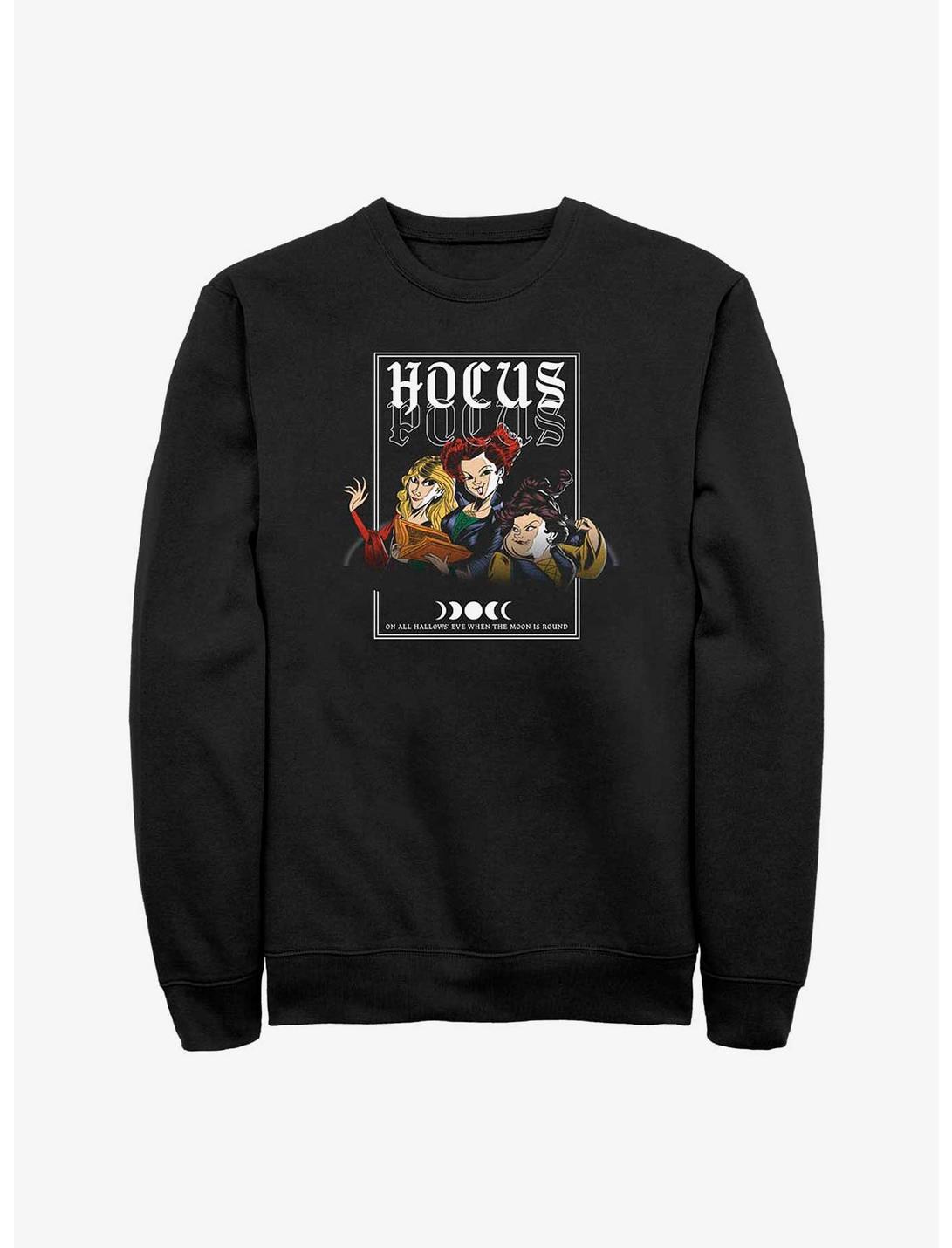 Disney Hocus Pocus Sanderson Sisters Sweatshirt, BLACK, hi-res