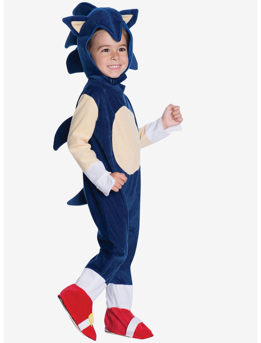 Sonic the Hedgehog Infant/Toddler Romper Costume, MULTI, hi-res