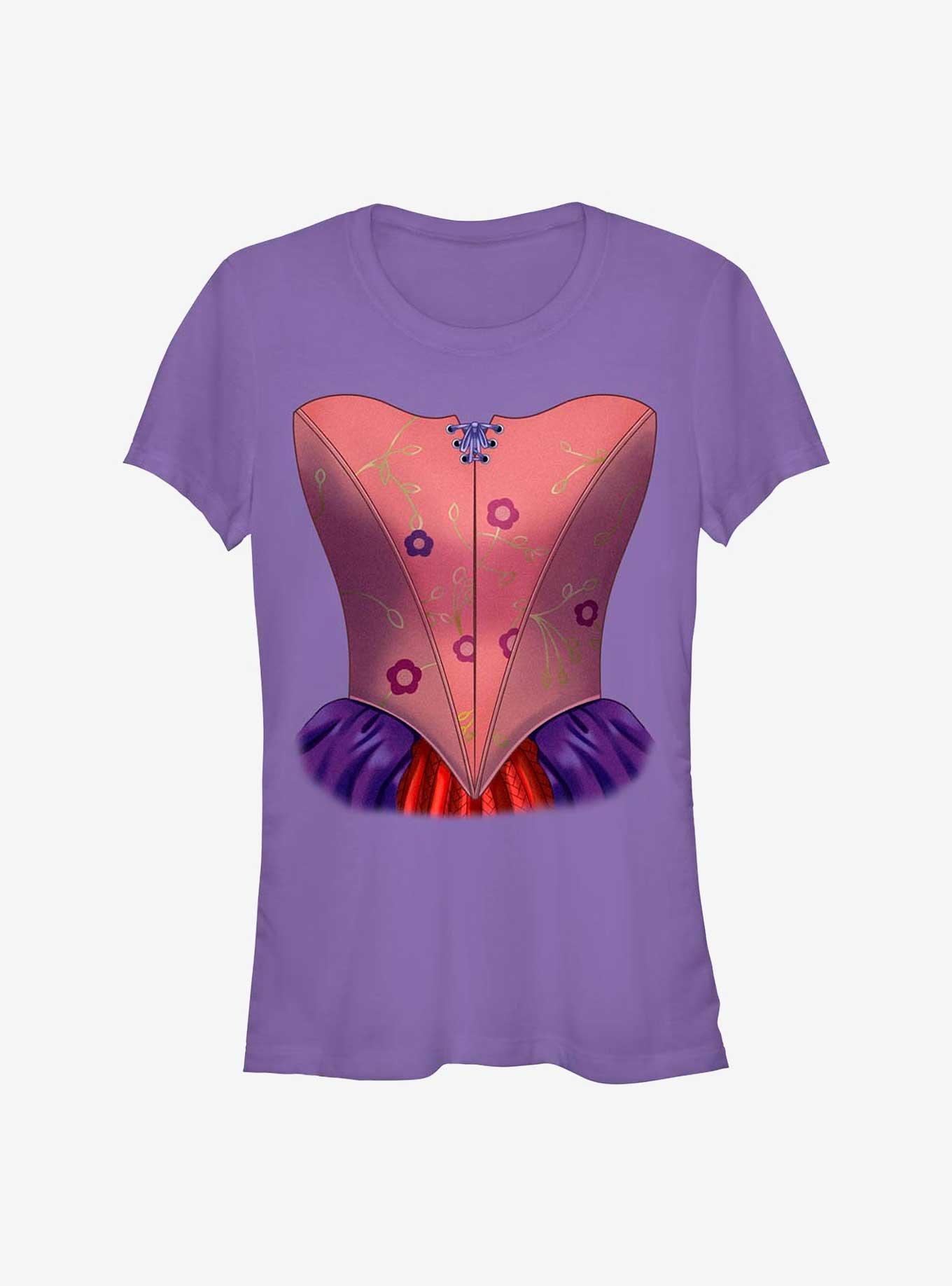 Disney Hocus Pocus Sarah Dress Cosplay Girls T-Shirt, PURPLE, hi-res